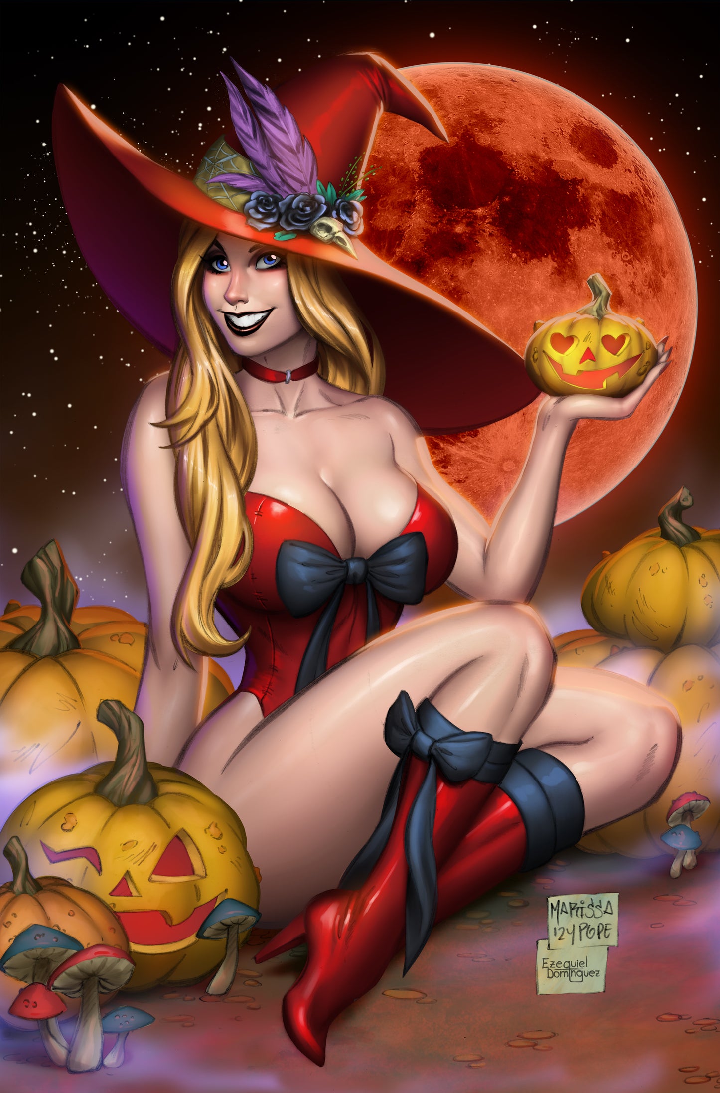 Damsel #1 - Halloween Blood Moon Exclusive - Marissa Pope